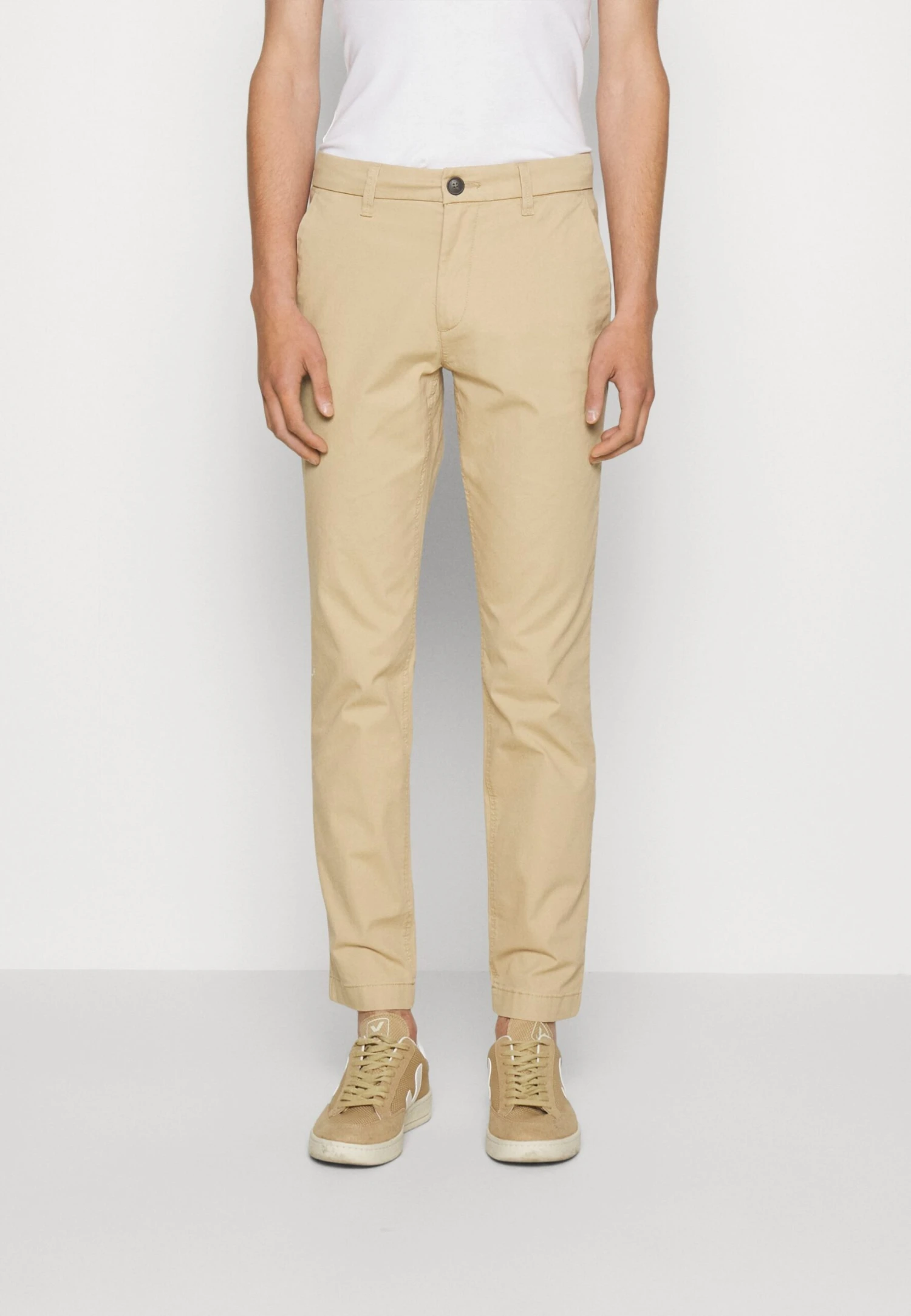 Tom Tailor Trousers - Chino - Beach Sand 1 Tom Tailor Trousers - Chino - Beach Sand