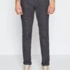 TOM TAILOR Denim Structured Straight - Chino - Anthracite