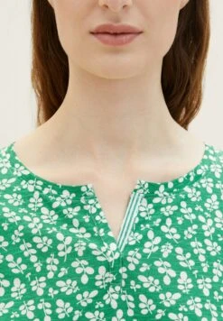 Tom Tailor Mit Alloverprint  - Longsleeve - Green Floral Design -Tom Tailor a076b7326aeb4364a11ae66079776434