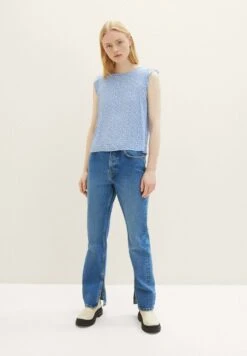 TOM TAILOR Denim Ärmellose- Blouse - Light Blue Flower Print -Tom Tailor a08385cc79bc4540aafe2f66d7d5212b