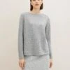 Tom Tailor Cozy - Trui - Concrete Grey Melange