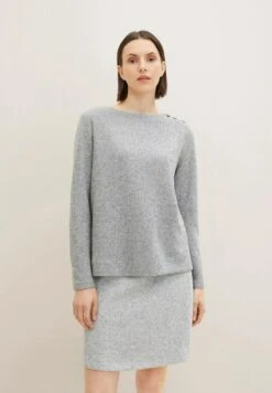 Tom Tailor Cozy - Trui - Concrete Grey Melange