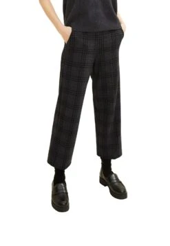 Tom Tailor Karomuster - Broek - Anthracite Small Ck Check -Tom Tailor a0e86d749c744f1cb6c44e2699f80703