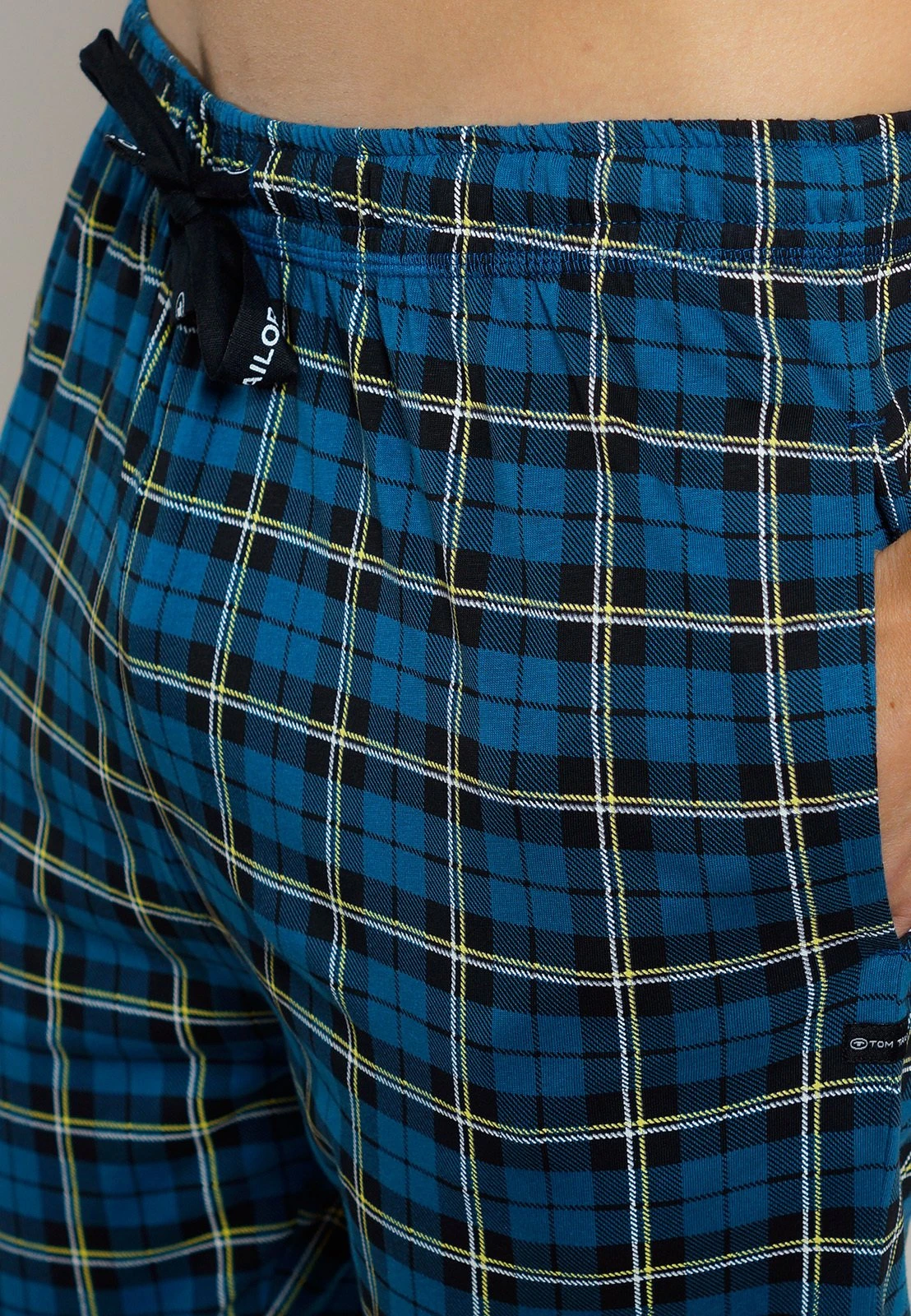 Tom Tailor Pyjamabroek - Blau/Mittel-Karo 3 Tom Tailor Pyjamabroek - Blau/Mittel-Karo - Afbeelding 3