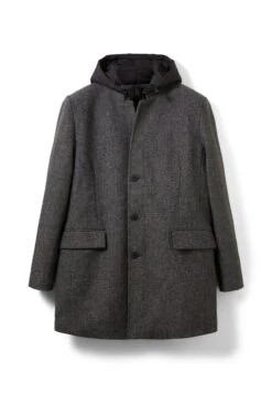 TOM TAILOR Denim Halflange Jas - Grey Melange Twill -Tom Tailor a0f008ffa0a14740a828461a6540afb8