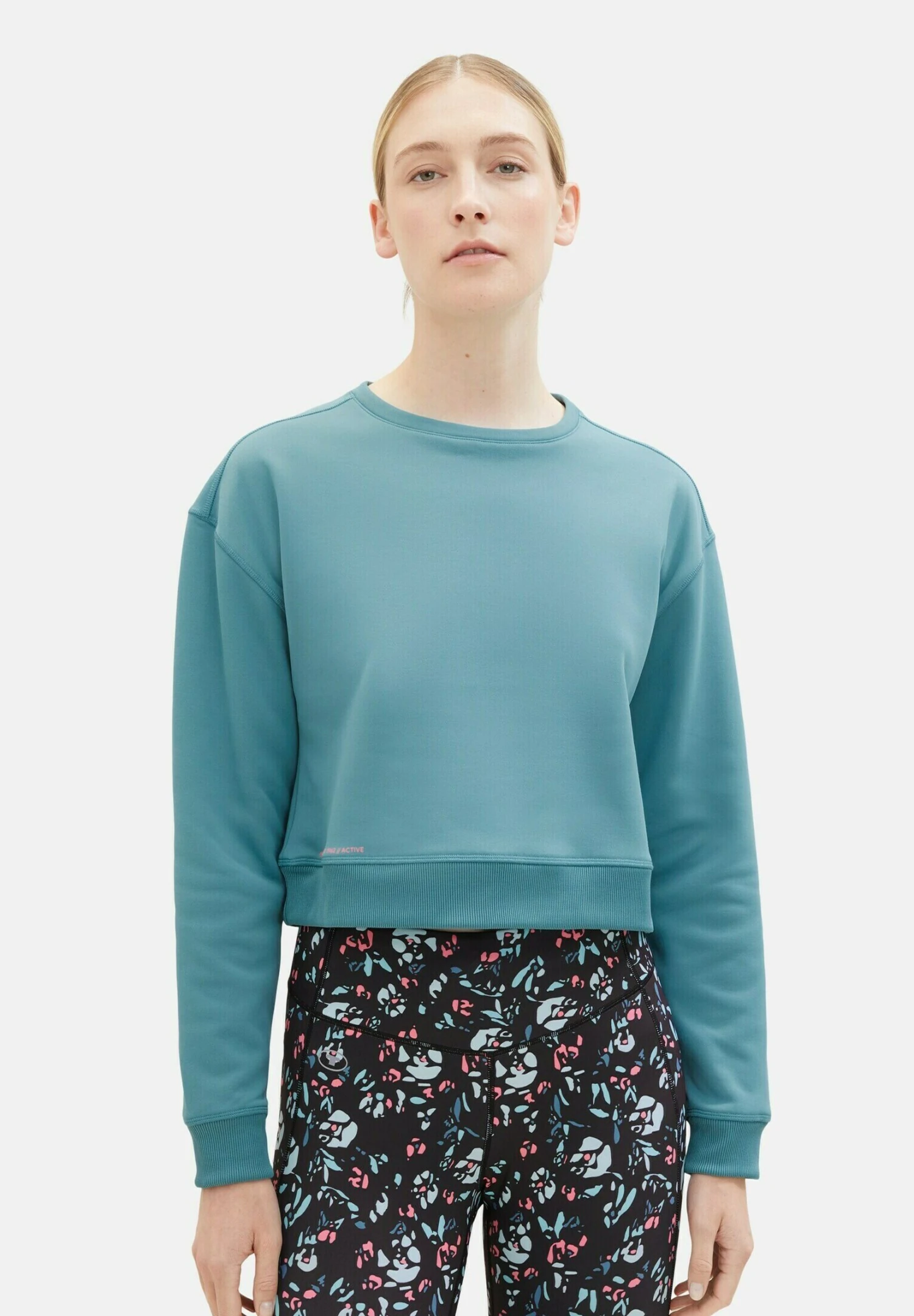 Tom Tailor Atmungsaktives- Sweater - Dark Mint 1 Tom Tailor Atmungsaktives- Sweater - Dark Mint
