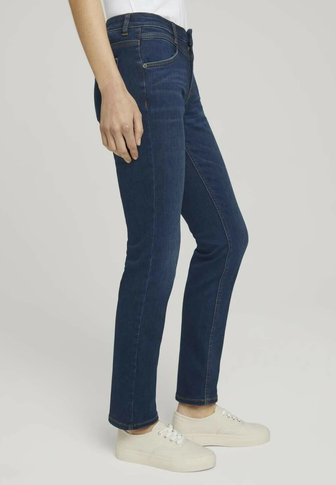 Tom Tailor Straight Leg Jeans - Dark Stone Wash Denim 4 Tom Tailor Straight Leg Jeans - Dark Stone Wash Denim - Afbeelding 4