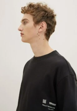 TOM TAILOR Denim Strick Mit Print  - Sweater - Black -Tom Tailor a22184bcf37b4750b9e4cfa1016dac53