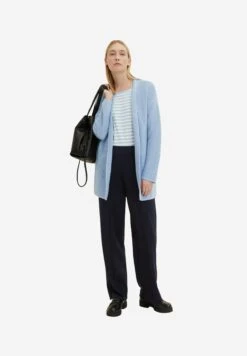 Tom Tailor Mouline - Vest - Dreamy Blue Melange