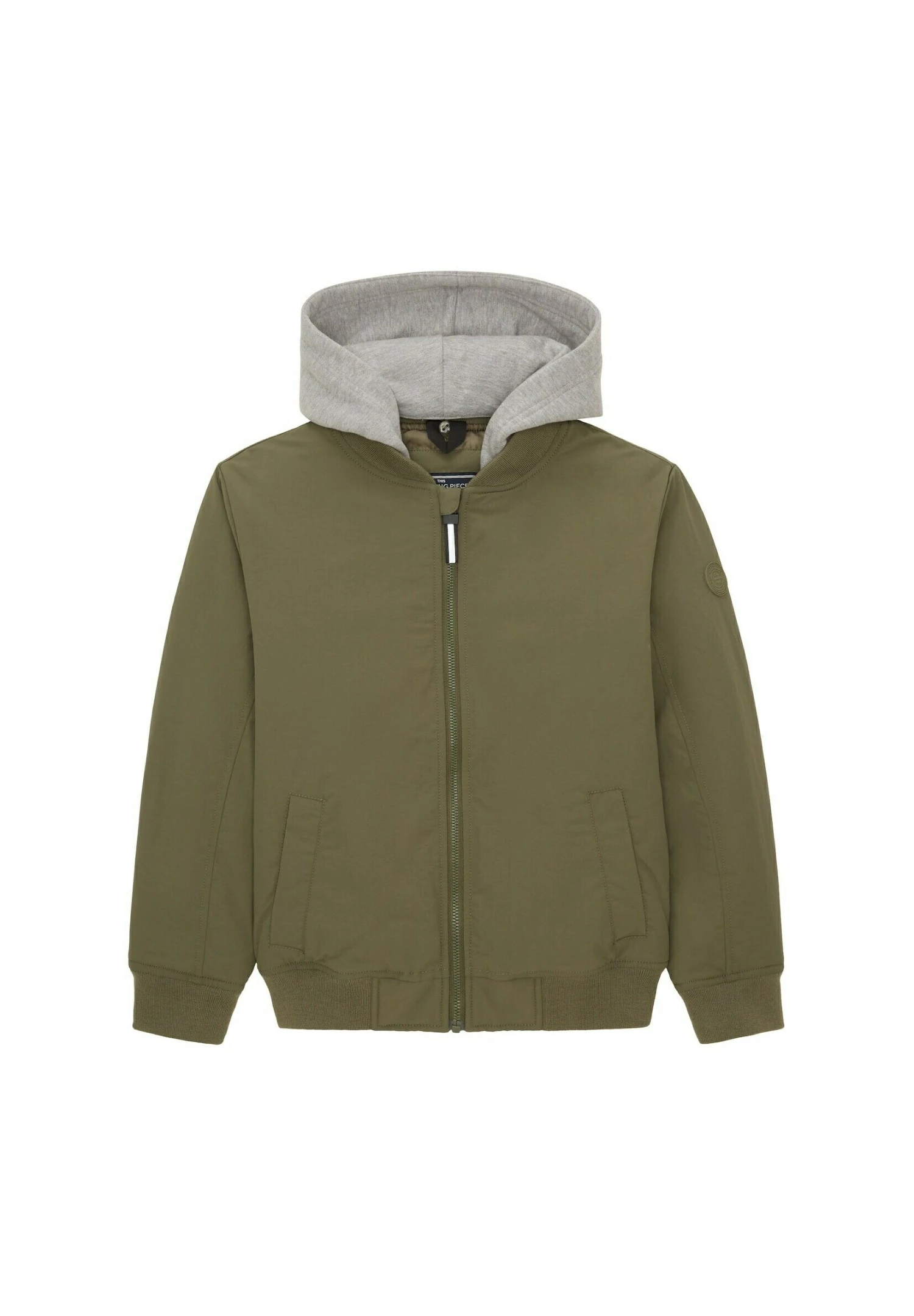 Tom Tailor Mit Abnehmbarer Kapuze - Bomberjacks - Dusty Olive Green 1 Tom Tailor Mit Abnehmbarer Kapuze - Bomberjacks - Dusty Olive Green