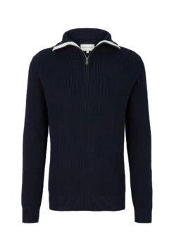 Tom Tailor Mit Troyer - Trui - Sky Captain Blue -Tom Tailor a36ec7e04e6a48eba3ea4497f0bd7c3d