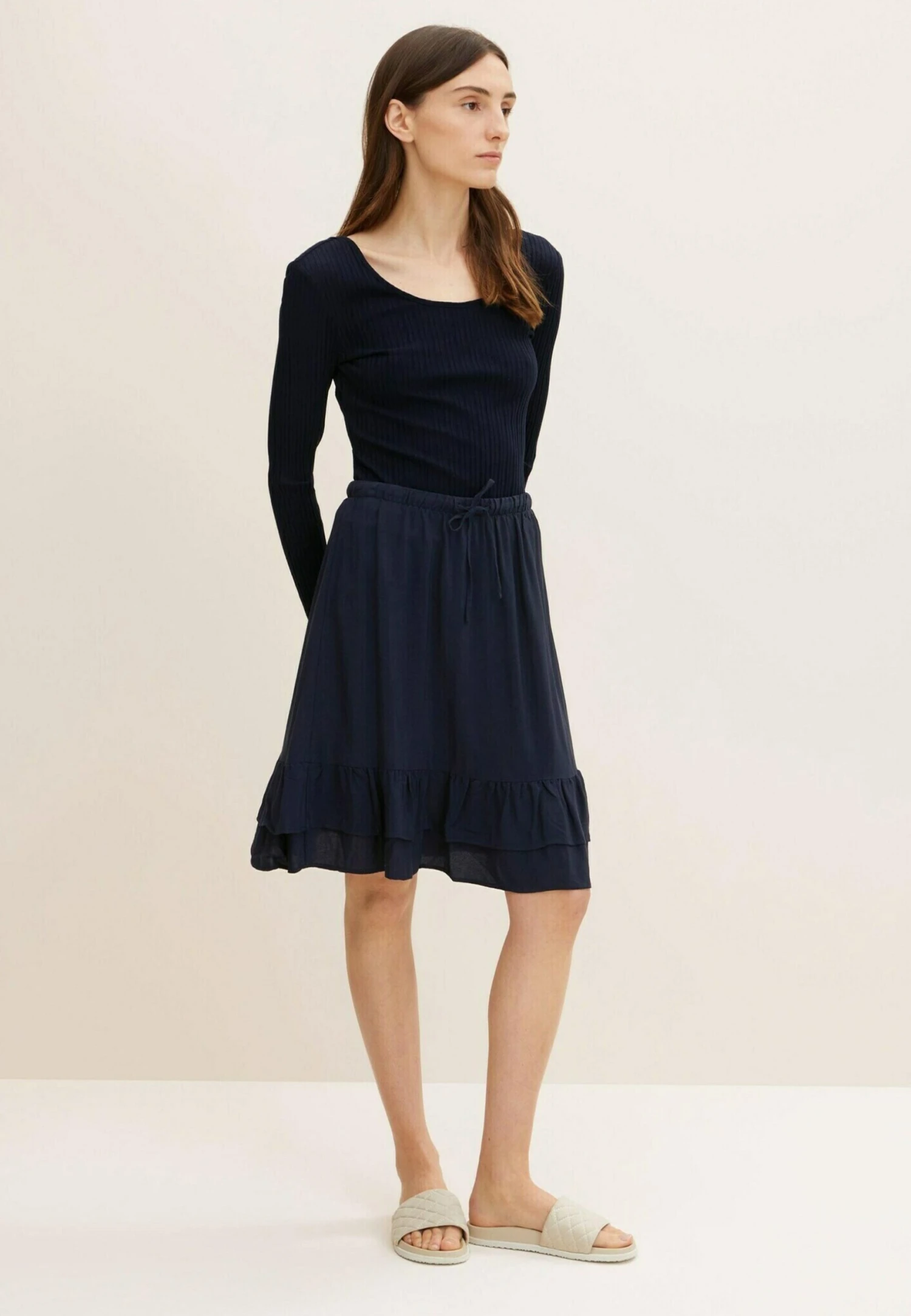 Tom Tailor Mit Volantsâ - A-Lijn Rok - Sky Captain Blue 5 Tom Tailor Mit Volantsâ - A-Lijn Rok - Sky Captain Blue - Afbeelding 5