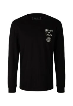 TOM TAILOR Denim Langarm Mit Print - Longsleeve - Black 11 TOM TAILOR Denim Langarm Mit Print - Longsleeve - Black -Tom Tailor a42b471590214636a457c40c11b9b035