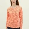 Tom Tailor Mit Alloverprint  - Longsleeve - Red Floral Design