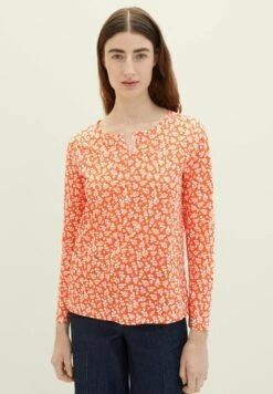 Tom Tailor Mit Alloverprint - Longsleeve - Red Floral Design