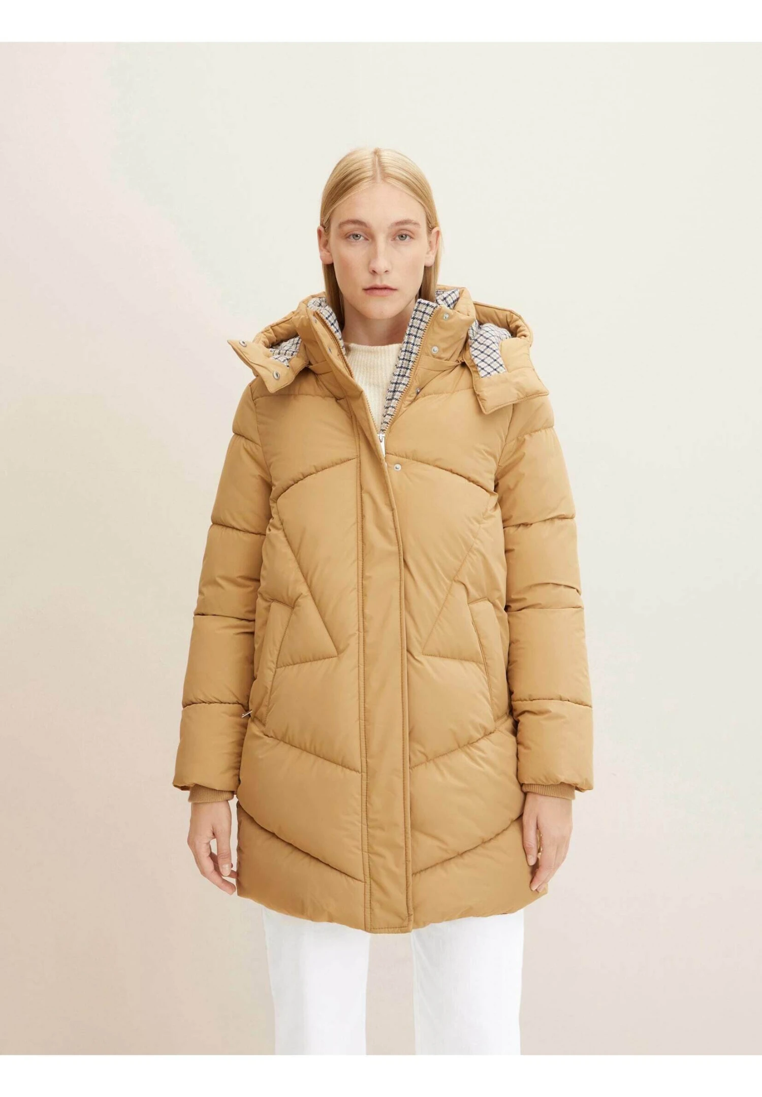 Tom Tailor Winterjas - Soft Light Camel 1 Tom Tailor Winterjas - Soft Light Camel