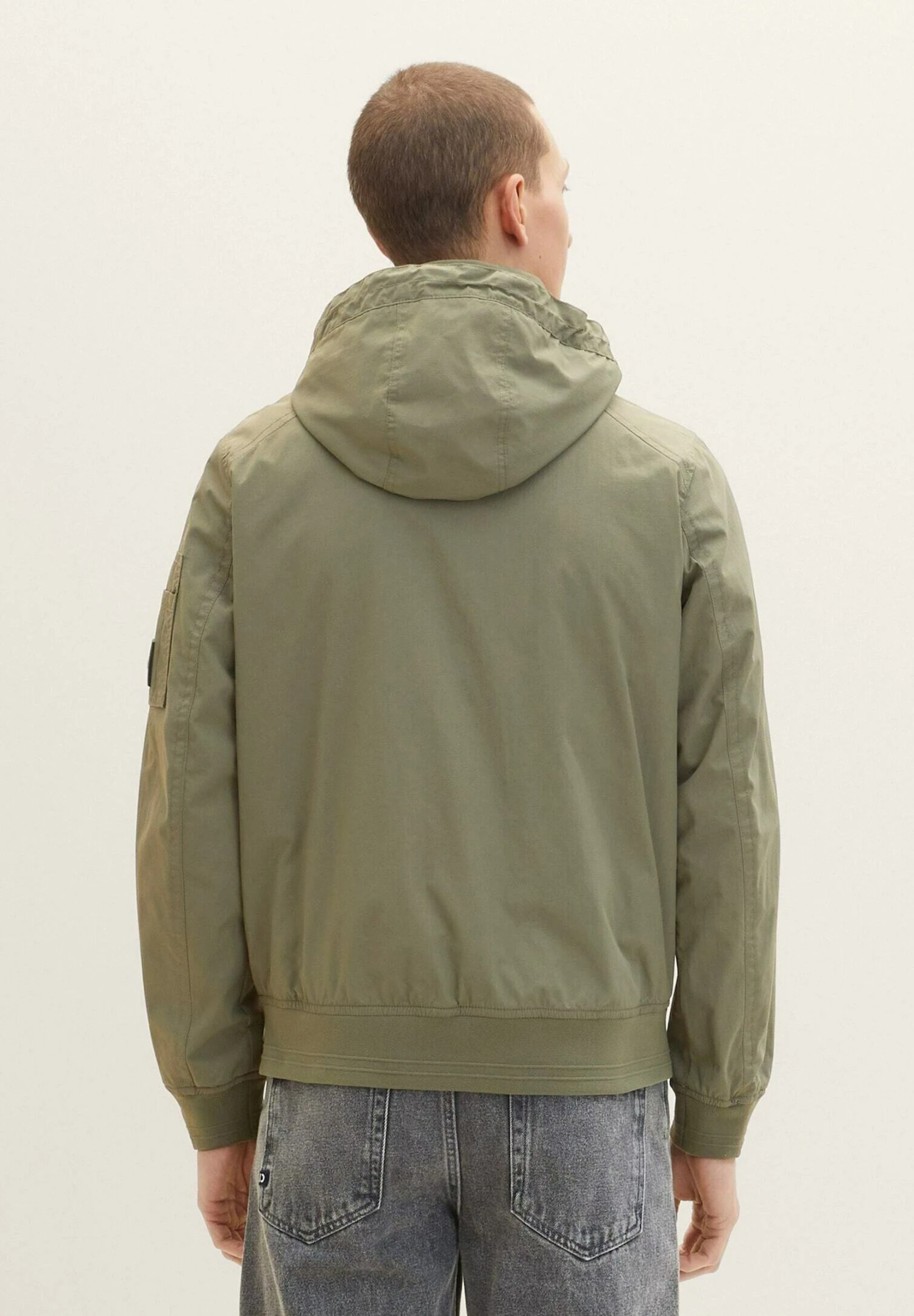 Tom Tailor Lichte Jas - Dusty Olive Green 3 Tom Tailor Lichte Jas - Dusty Olive Green - Afbeelding 3