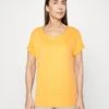 Tom Tailor Mix - T-Shirt Basic - Bright Mango Orange