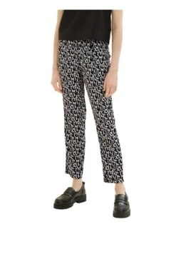 Tom Tailor Cropped - Broek - Black Small Abstract Design 15 Tom Tailor Cropped - Broek - Black Small Abstract Design -Tom Tailor a590731a174b4bfdb71cd18ec1b947be