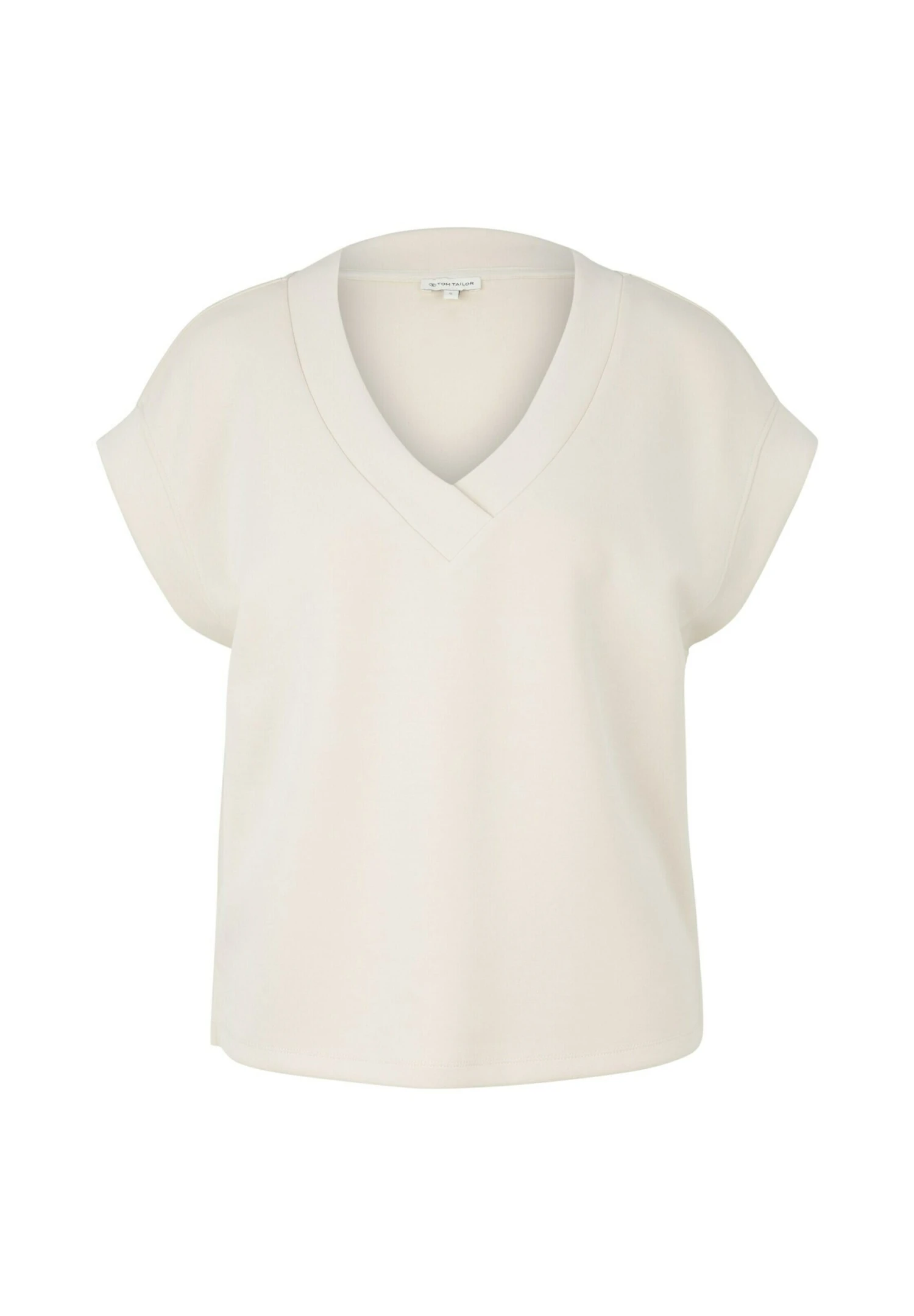 Tom Tailor T-Shirt Basic - Dusty Beige 6 Tom Tailor T-Shirt Basic - Dusty Beige - Afbeelding 6