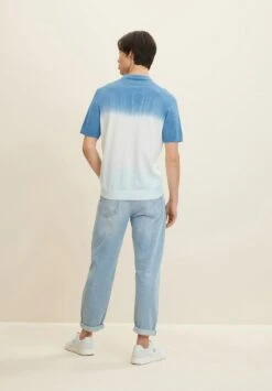TOM TAILOR Denim Poloshirt - White Aqua Petrol Batik 7 TOM TAILOR Denim Poloshirt - White Aqua Petrol Batik -Tom Tailor a6acc77682e94b70bf6ab3c3da0790b6