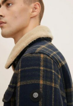 Tom Tailor Jas - Navy Brown Check -Tom Tailor a6cae654ccca4f76a0d07b2b88f4ea35