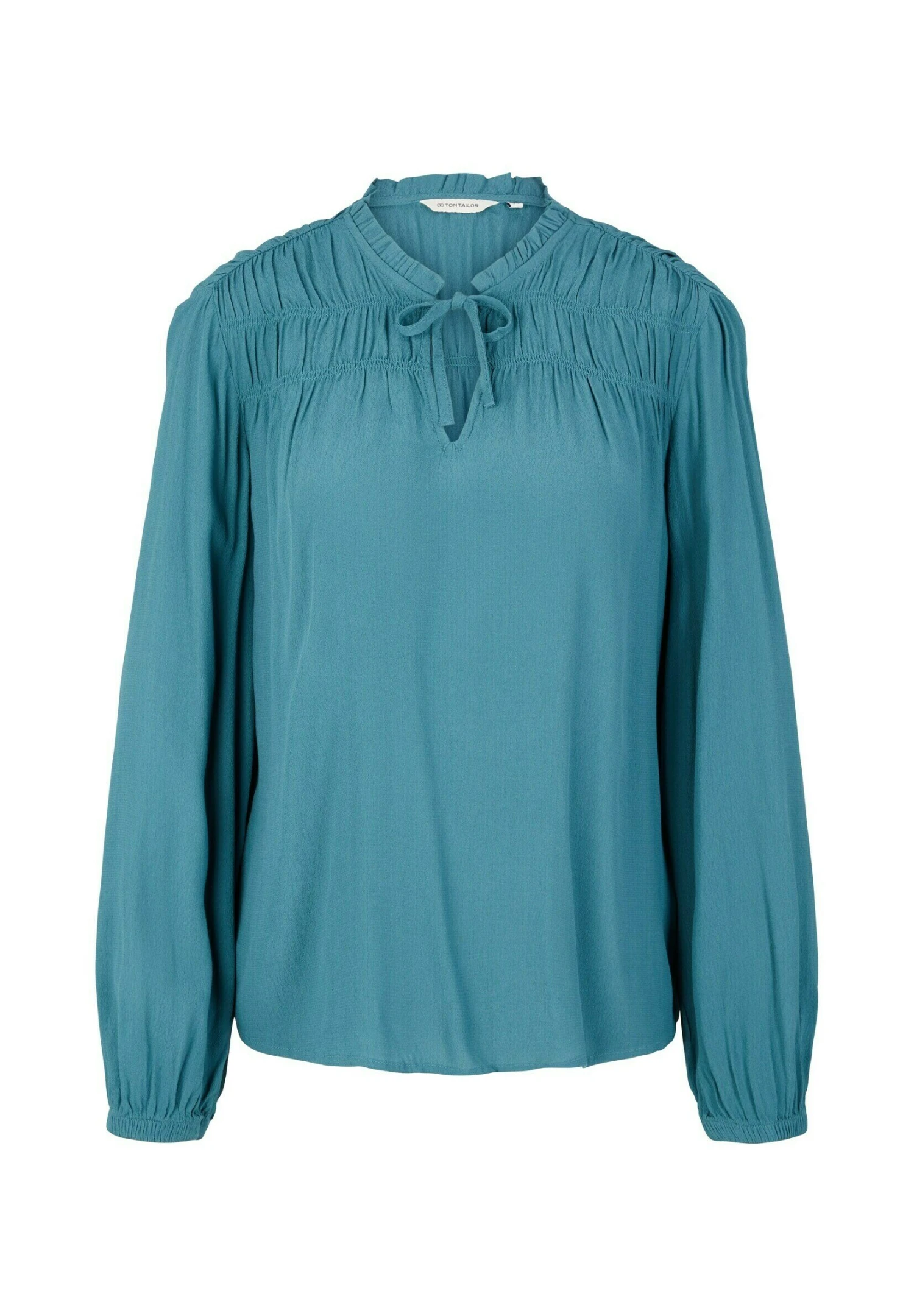 Tom Tailor Mit Raffungen - Blouse - Pastel Teal 5 Tom Tailor Mit Raffungen - Blouse - Pastel Teal - Afbeelding 5