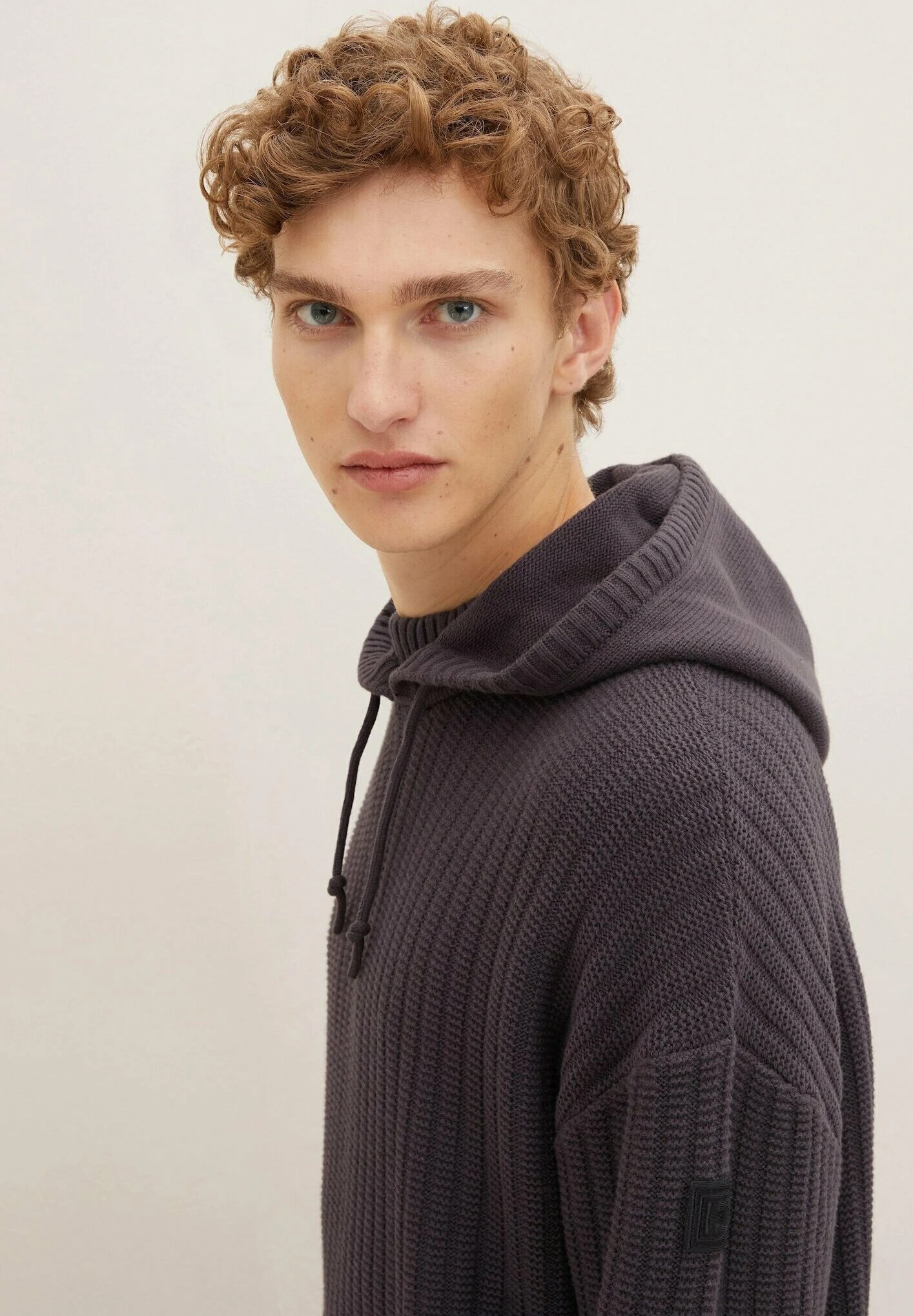 TOM TAILOR Denim Mit Struktur - Hoodie - Coal Grey 4 TOM TAILOR Denim Mit Struktur - Hoodie - Coal Grey - Afbeelding 4