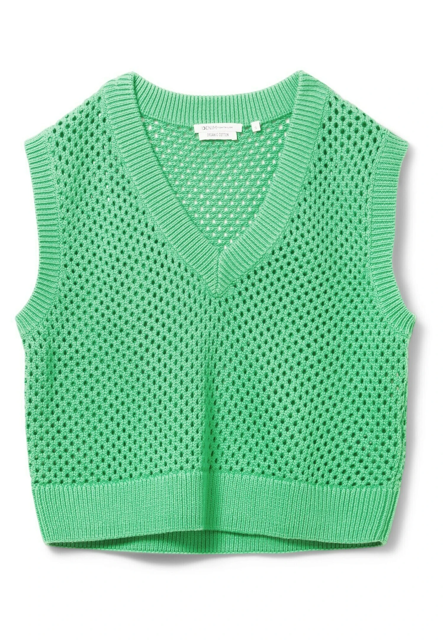 TOM TAILOR Denim Mit V-A - Top - Strong Green 9 TOM TAILOR Denim Mit V-A - Top - Strong Green - Afbeelding 9