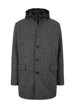 TOM TAILOR Denim Halflange Jas - Grey Melange Twill -Tom Tailor a821cc127db746a3b1087ed5c8112439