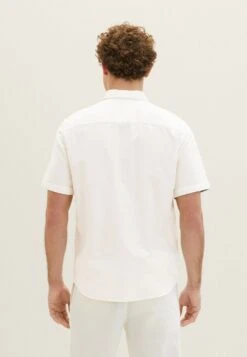 Tom Tailor Kurzarm Mit Brusttasche - Overhemd - Soft Light Beige -Tom Tailor a83f74a42fce438ab39a52cd1098e215