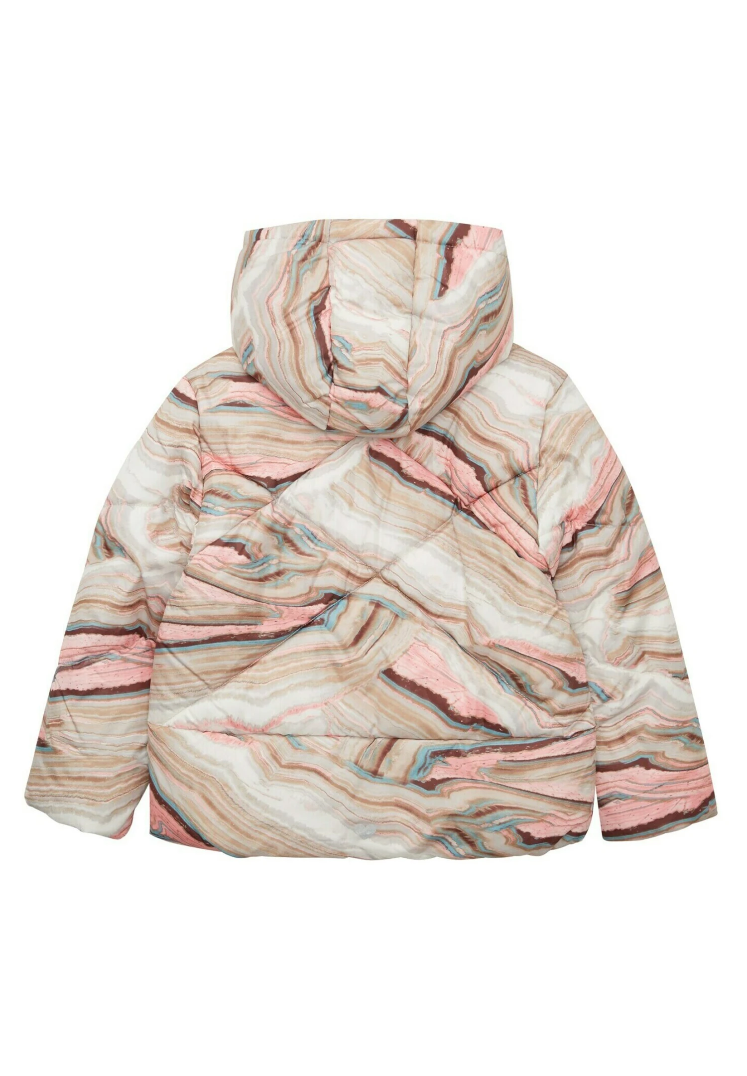 Tom Tailor Repreve Our Ocean - Winterjas - Multicolor Marble Print 2 Tom Tailor Repreve Our Ocean - Winterjas - Multicolor Marble Print - Afbeelding 2