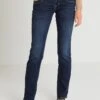 Tom Tailor Alexa - Straight Leg Jeans - Dark Stone Denim Blue