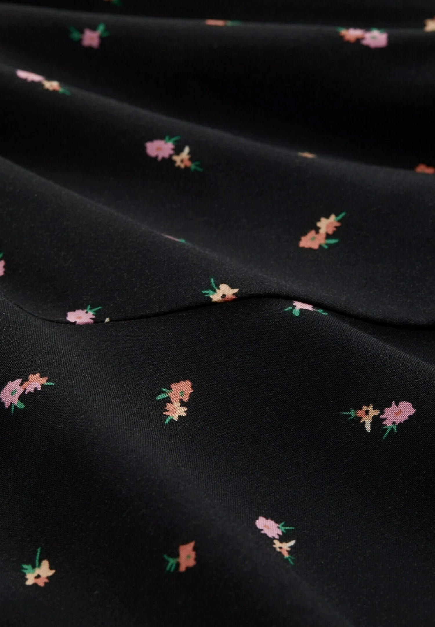 TOM TAILOR Denim Mit Rüschen - A-Lijn Rok - Small Black Flower Print 8 TOM TAILOR Denim Mit Rüschen - A-Lijn Rok - Small Black Flower Print - Afbeelding 8