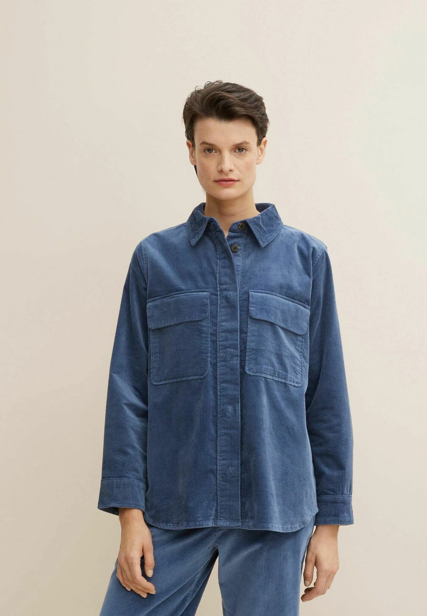 Tom Tailor Lichte Jas - Stormy Sea Blue 1 Tom Tailor Lichte Jas - Stormy Sea Blue