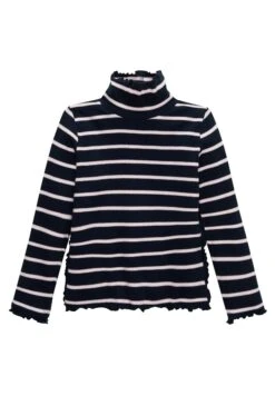 Tom Tailor Longsleeve - Navy Offwhite Pink Stripe