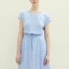 TOM TAILOR Denim Easy - Jurk - Light Blue Flower Print