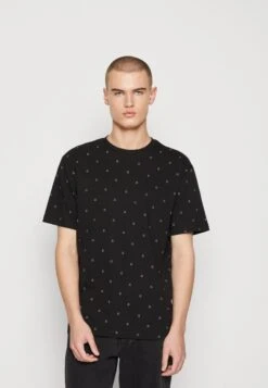 TOM TAILOR Denim T-Shirt Print - Black Smiley