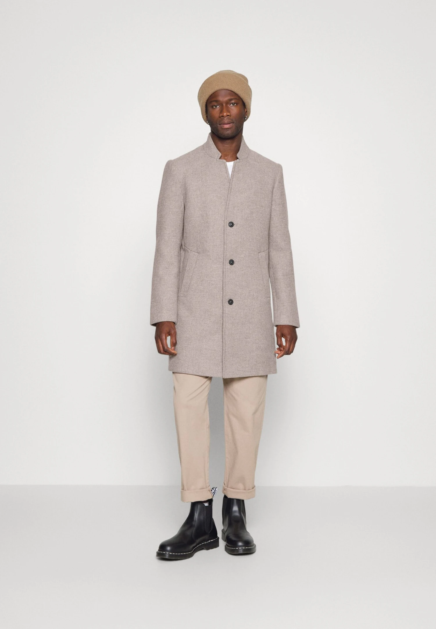 TOM TAILOR Denim Mantel - Light Brown Melange 2 TOM TAILOR Denim Mantel - Light Brown Melange - Afbeelding 2