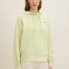TOM TAILOR Denim Hoodie - Soft Jade Green