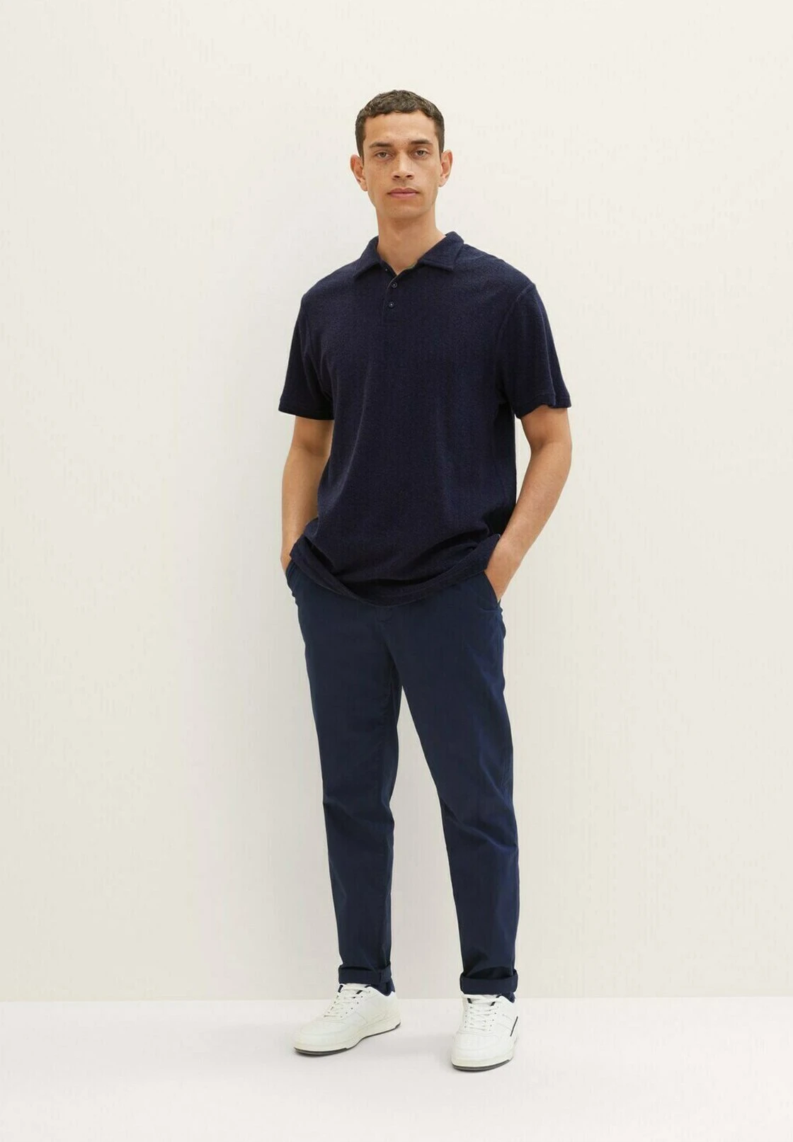 Tom Tailor Pyjamashirt - Blue Dark Melange 2 Tom Tailor Pyjamashirt - Blue Dark Melange - Afbeelding 2