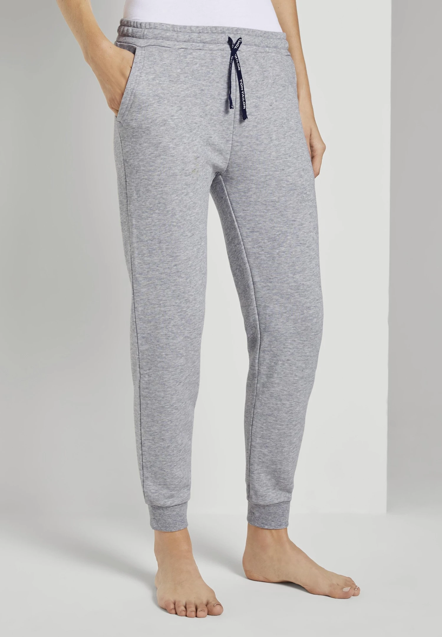 Tom Tailor Pyjamabroek - Grey Melange 1 Tom Tailor Pyjamabroek - Grey Melange