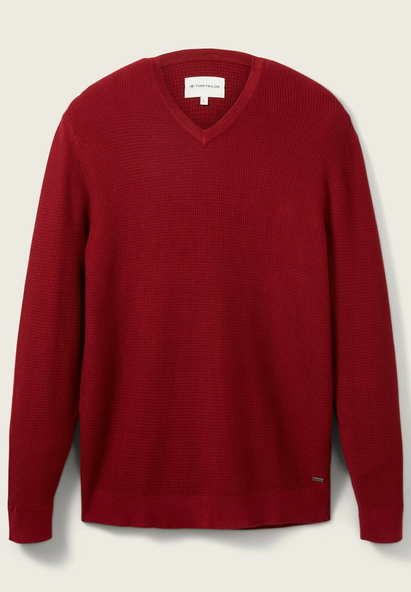 Tom Tailor Mit Struktur - Trui - Ivy Red 8 Tom Tailor Mit Struktur - Trui - Ivy Red - Afbeelding 8