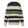 Tom Tailor Mit Streifenmuster - Trui - Navy Orange Multicolor Stripe