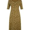 Tom Tailor Jerseyjurk - Olive Small Floral Design