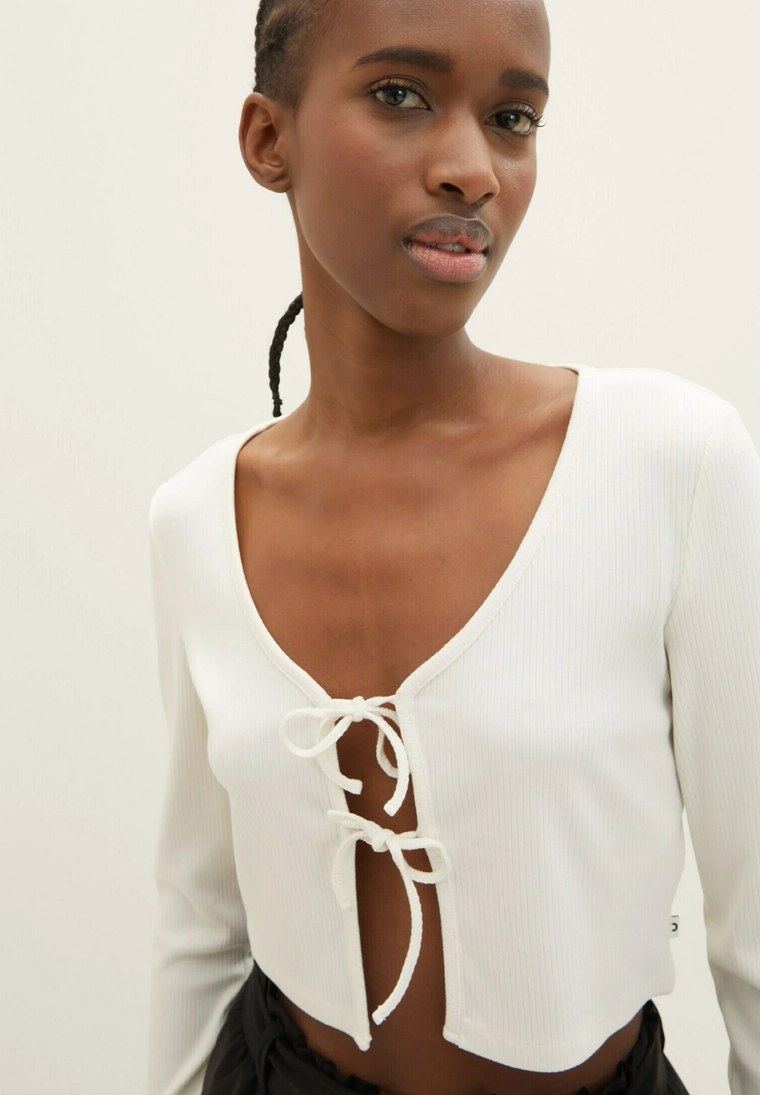 TOM TAILOR Denim Bolero - Vest - Gardenia White 4 TOM TAILOR Denim Bolero - Vest - Gardenia White - Afbeelding 4