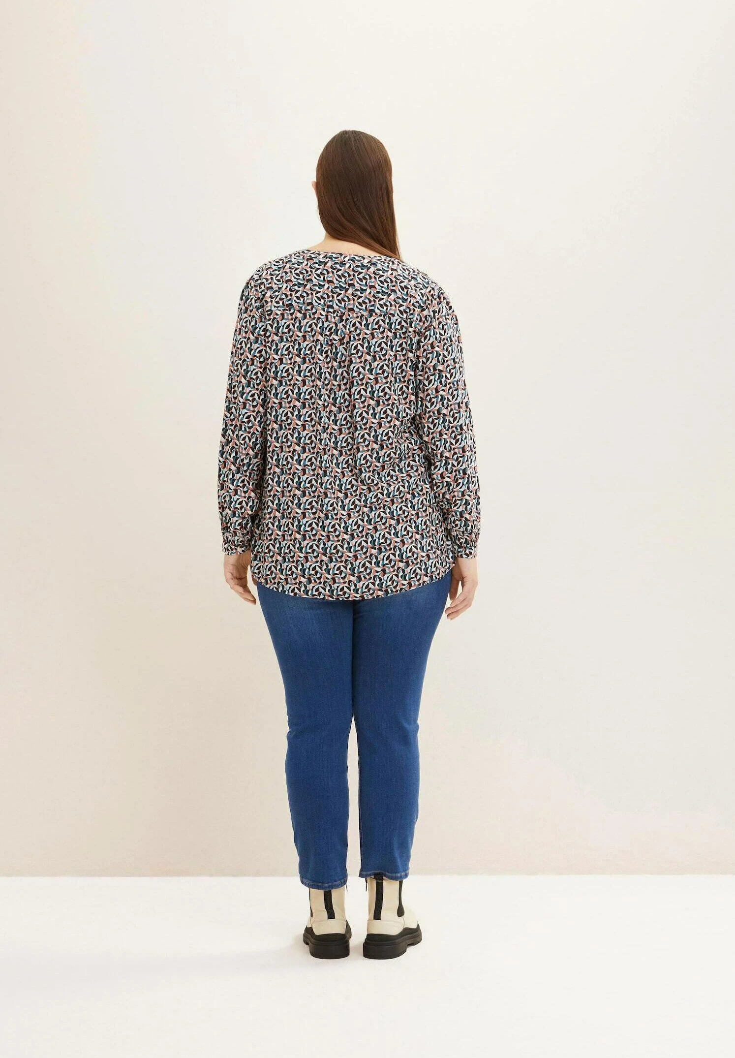 Tom Tailor Blouse - Small Abstract Shapes Design 3 Tom Tailor Blouse - Small Abstract Shapes Design - Afbeelding 3