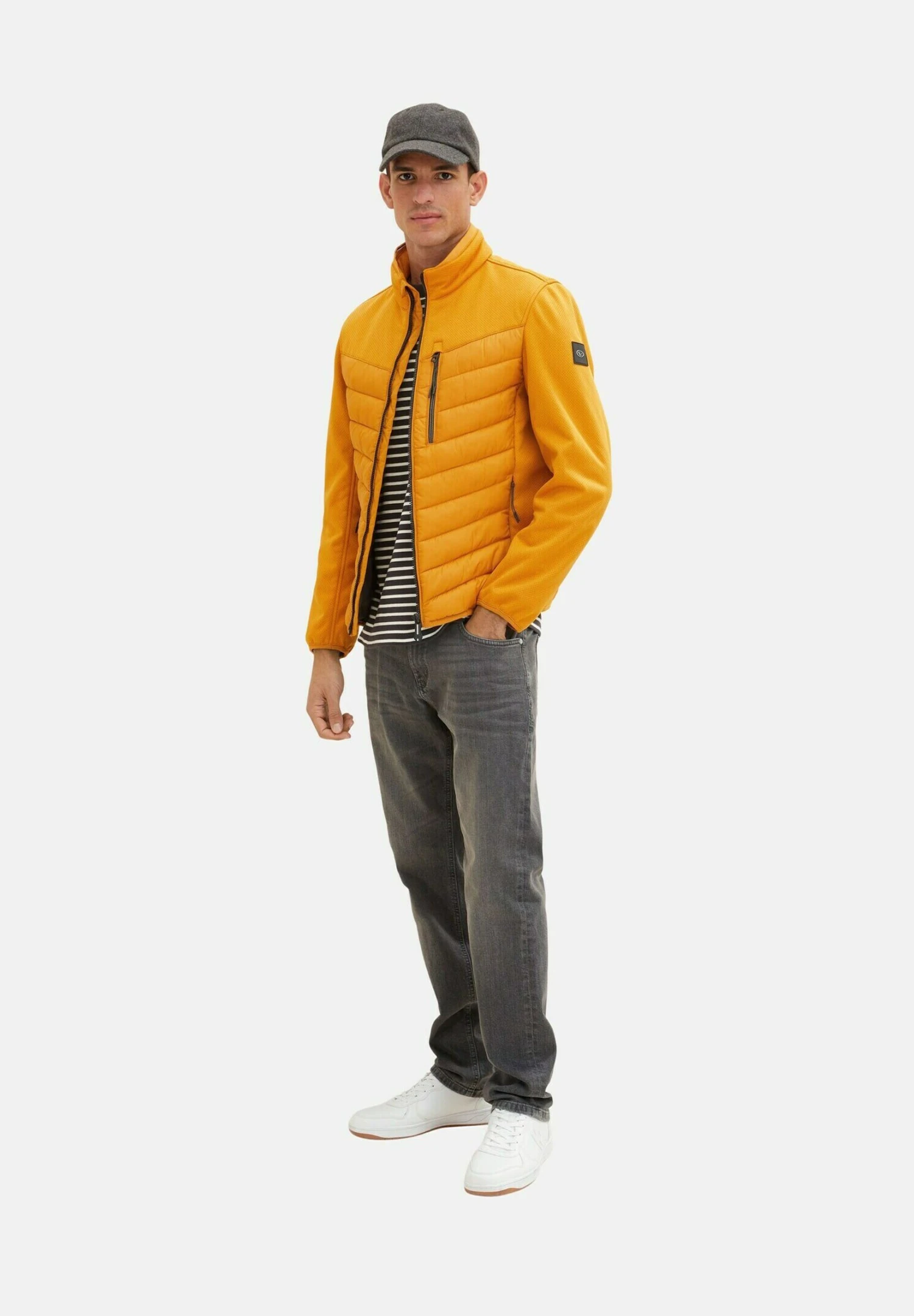 Tom Tailor Hybrid - Jas - Flame Brown 2 Tom Tailor Hybrid - Jas - Flame Brown - Afbeelding 2