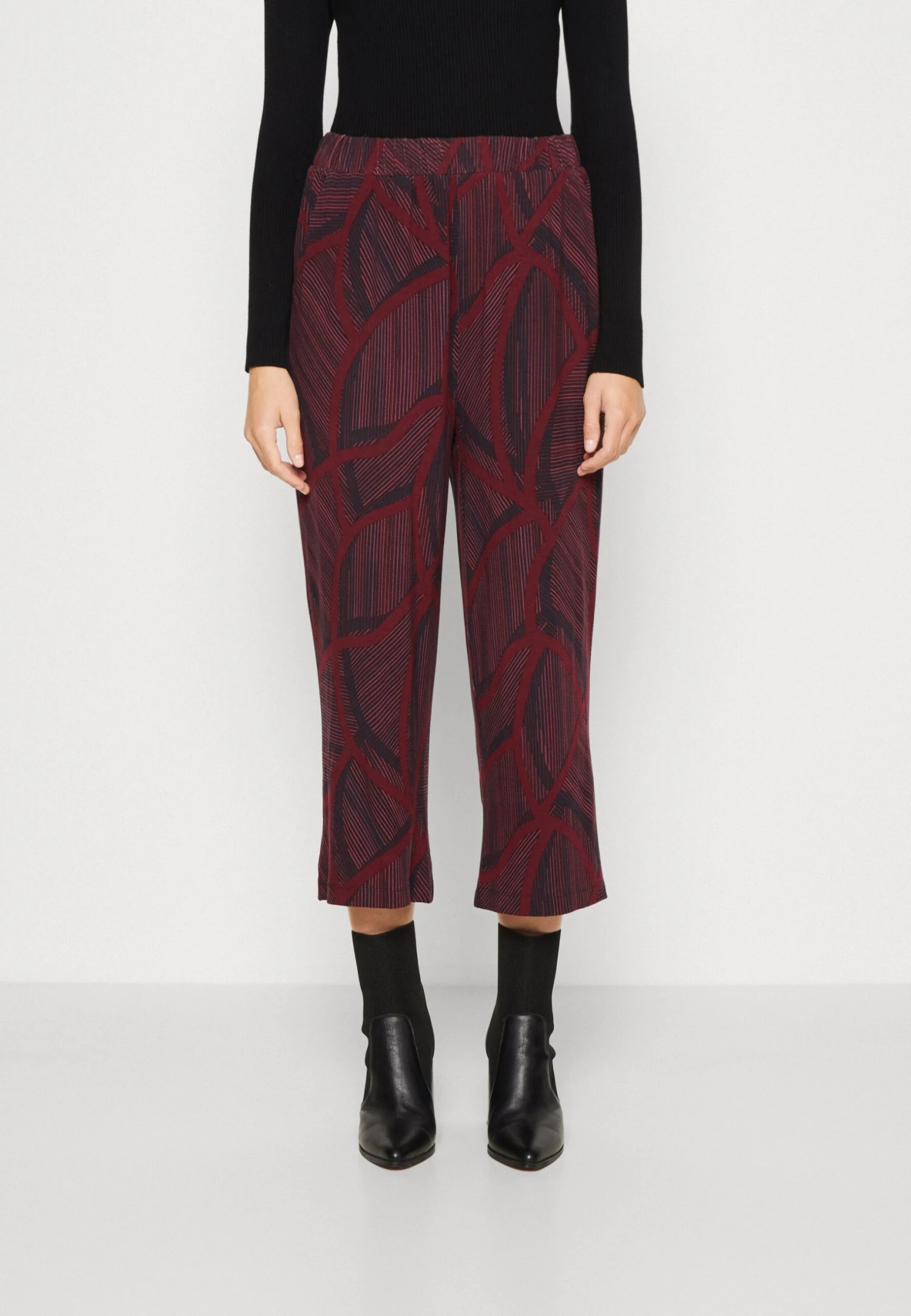 Tom Tailor Pants Culotte - Broek - Navy 1 Tom Tailor Pants Culotte - Broek - Navy