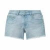 Tom Tailor Jeansshort - Destroyed Bleached Blue Denim